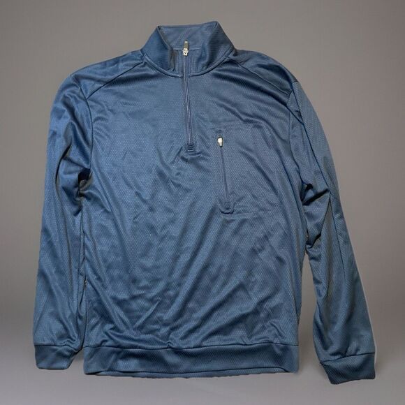 Roundtree & Yorke Blue Performance Work Play Size Small Activewear Jacket NWT - Picture 1 of 7